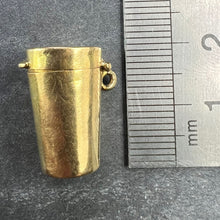 Load image into Gallery viewer, Antique French Pill Box or Miniature Etui 18K Yellow Gold Charm Pendant