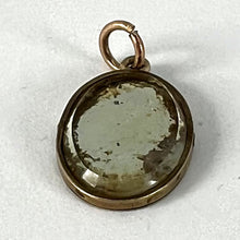 Load image into Gallery viewer, Antique 9K Yellow Gold Mirror Flowers and Leaves Charm Pendant