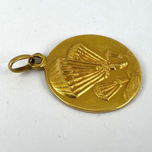 Load image into Gallery viewer, French Saint Michael Dragon Parachute Regiment 18K Yellow Gold Charm Pendant