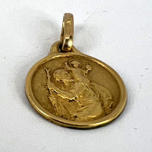 Load image into Gallery viewer, French Vintage ORIA Rolled Gold St Christopher Charm Pendant