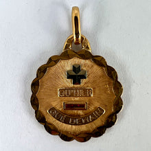 Load image into Gallery viewer, Augis French More Than Yesterday Ruby 18K Yellow Gold Love Charm Pendant