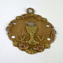 Load image into Gallery viewer, Antique French First Communion Chalice 18K Yellow Rose White Gold Charm Pendant
