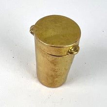 Load image into Gallery viewer, Antique French Pill Box or Miniature Etui 18K Yellow Gold Charm Pendant