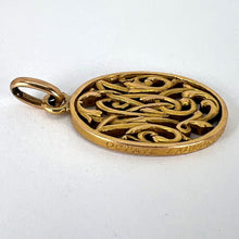 Load image into Gallery viewer, Antique French 18K Yellow Gold OM/MO Initials Monogram Charm Pendant