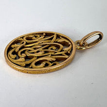 Load image into Gallery viewer, Antique French 18K Yellow Gold OM/MO Initials Monogram Charm Pendant
