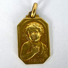 Load image into Gallery viewer, French Saint John the Baptist Jean 18K Yellow Gold Charm Pendant