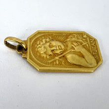 Load image into Gallery viewer, French Saint John the Baptist Jean 18K Yellow Gold Charm Pendant