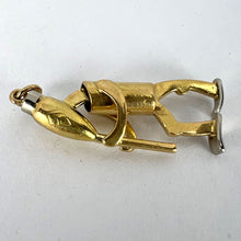 Load image into Gallery viewer, Piper Musician Cartoon Character 18K Yellow White Gold Charm Pendant