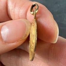 Load image into Gallery viewer, French Religious Virgin Mary 18K Yellow Gold Charm Pendant