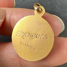 Load image into Gallery viewer, French Religious Virgin Mary 18K Yellow Gold Charm Pendant