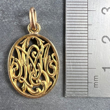 Load image into Gallery viewer, Antique French 18K Yellow Gold OM/MO Initials Monogram Charm Pendant