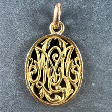 Load image into Gallery viewer, Antique French 18K Yellow Gold OM/MO Initials Monogram Charm Pendant