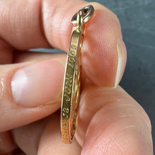 Load image into Gallery viewer, Antique French 18K Yellow Gold OM/MO Initials Monogram Charm Pendant
