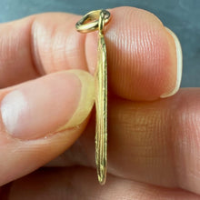 Load image into Gallery viewer, French Religious 18K Yellow Gold St Therese Charm Pendant