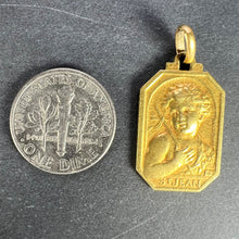 Load image into Gallery viewer, French Saint John the Baptist Jean 18K Yellow Gold Charm Pendant