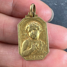 Load image into Gallery viewer, French Saint John the Baptist Jean 18K Yellow Gold Charm Pendant