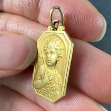 Load image into Gallery viewer, French Saint John the Baptist Jean 18K Yellow Gold Charm Pendant