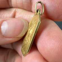 Load image into Gallery viewer, French Saint John the Baptist Jean 18K Yellow Gold Charm Pendant