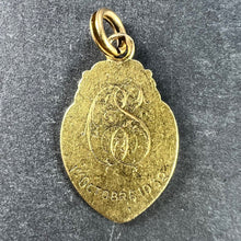 Load image into Gallery viewer, French Religious Virgin Mary 18K Yellow Gold Medal Pendant