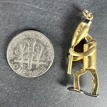 Load image into Gallery viewer, Piper Musician Cartoon Character 18K Yellow White Gold Charm Pendant