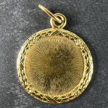 Load image into Gallery viewer, Augis French Plus Hier Ruby Diamond 18K Yellow Gold Love Charm Pendant