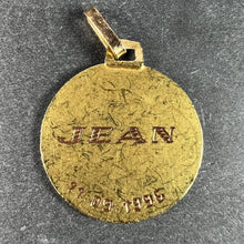 Load image into Gallery viewer, French Saint John the Baptist Jean 18K Yellow Gold Medal Pendant