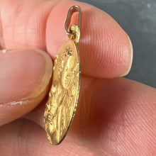 Load image into Gallery viewer, French Saint John the Baptist Jean 18K Yellow Gold Medal Pendant