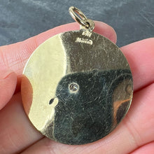 Load image into Gallery viewer, Merrin Let Me Count The Ways Daisy 14K Yellow Gold Diamond Love Pendant