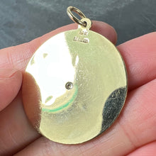 Load image into Gallery viewer, Merrin Let Me Count The Ways Daisy 14K Yellow Gold Diamond Love Pendant