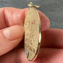 Load image into Gallery viewer, Merrin More Than Yesterday Diamond Heart 14K Yellow Gold Love Charm Pendant