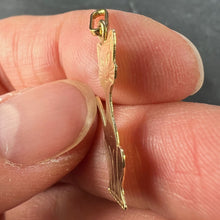 Load image into Gallery viewer, Reserved for Anne French 18K Yellow Gold Engraved Cat Charm Pendant