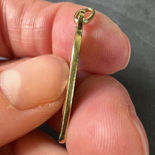 Load image into Gallery viewer, French Madonna and Child Plique A Jour Enamel 18K Yellow Gold Charm Pendant