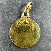 Load image into Gallery viewer, French Becker Virgin Mary 18K Yellow Gold Charm Pendant