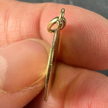 Load image into Gallery viewer, French Becker Virgin Mary 18K Yellow Gold Charm Pendant