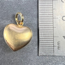 Load image into Gallery viewer, 18K Yellow Gold Puffy Love Heart Charm Pendant