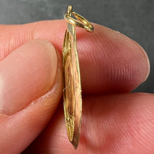 Load image into Gallery viewer, French Virgin Mary 18K Yellow Gold Filigree Charm Pendant Medal