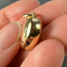 Load image into Gallery viewer, 18K Yellow Gold Puffy Love Heart Charm Pendant