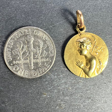 Load image into Gallery viewer, French Tairac Saint John the Baptist Jean 18K Yellow Gold Charm Pendant