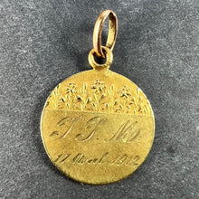 Load image into Gallery viewer, French Tairac Saint John the Baptist Jean 18K Yellow Gold Charm Pendant