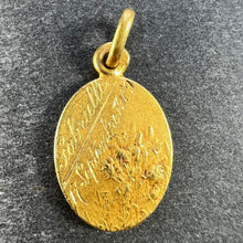 Load image into Gallery viewer, French Vern Madonna and Child 18K Yellow Gold Charm Pendant