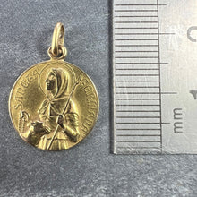 Load image into Gallery viewer, French Saint Germaine Germane 18K Yellow Gold Medal Pendant