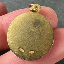 Load image into Gallery viewer, Italian UnoAErre 18K Yellow Gold Virgin Mary Medal Pendant
