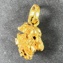 Load image into Gallery viewer, Natural Yellow Gold Nugget 18K Charm Pendant