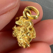 Load image into Gallery viewer, Natural Yellow Gold Nugget 18K Charm Pendant