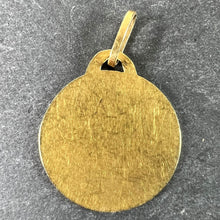 Load image into Gallery viewer, French Dropsy Virgin Mary 18K Yellow Gold Medal Charm Pendant