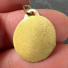 Load image into Gallery viewer, French Dropsy Virgin Mary 18K Yellow Gold Medal Charm Pendant