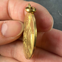 Load image into Gallery viewer, Large French Religious Jesus Christ Holy Communion 18K Yellow Gold Medal Pendant