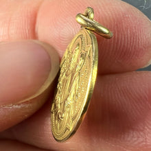 Load image into Gallery viewer, French Joseph and Jesus 18K Yellow Gold Medal Pendant