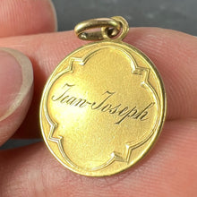 Load image into Gallery viewer, French Joseph and Jesus 18K Yellow Gold Medal Pendant