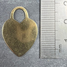 Load image into Gallery viewer, French Love Heart 18K Yellow Gold Pendant